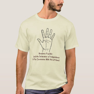 Benjamin Franklin Signed T-shirt
