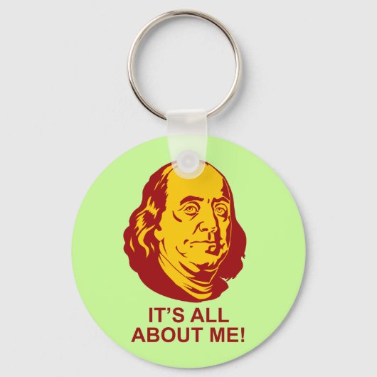 Benjamin Franklin Sleutelhanger (Voorkant)