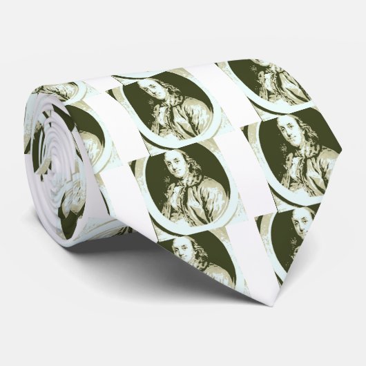 Benjamin Franklin Stropdas (Opgerold)