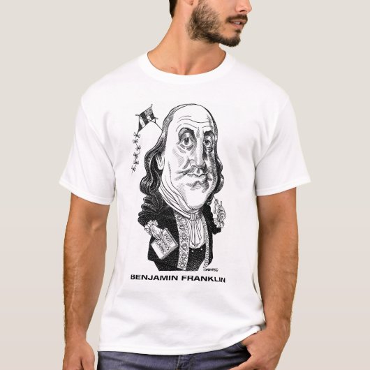 Benjamin Franklin T-Shirt (Voorkant)