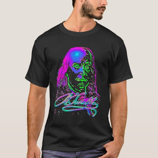 Benjamin Franklin T-shirt (Voorkant)