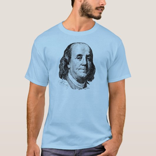 Benjamin Franklin T-shirt (Voorkant)
