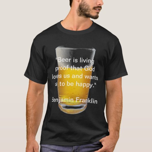 Benjamin Franklin T-shirt (Voorkant)