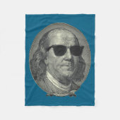 Benjamin Franklin The Benjamin Its All About  Fleece Deken (Voorkant)