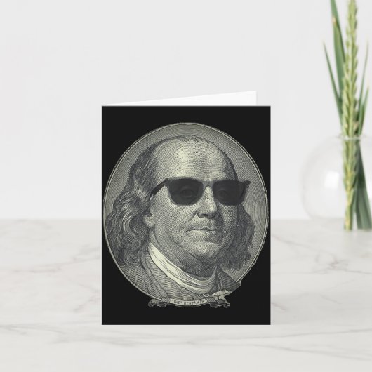 Benjamin Franklin The Benjamin Its All About  Kaart (Voorkant)
