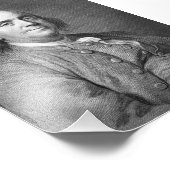 Benjamin Franklin usa president geschiedenis portr Foto Afdruk (Hoek)