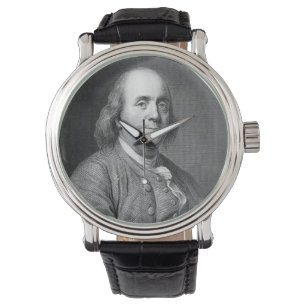 Benjamin Franklin usa president geschiedenis portr Horloge