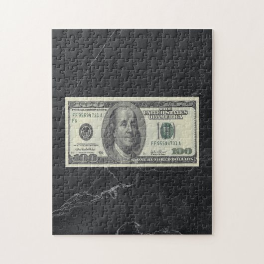 Benjamin Franklin | Valuta Legpuzzel (Verticaal)
