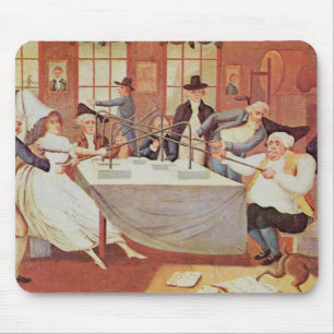 Benjamin Franklin's experimenten met elektriciteit Muismat