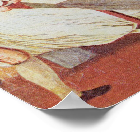 Benjamin Franklin's experimenten met elektriciteit Poster (Hoek)