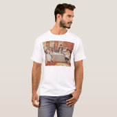 Benjamin Franklin's experimenten met elektriciteit T-shirt (Voorkant volledig)