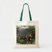 Benjamin Franklin's Kite and Lightning Experiment Tote Bag (Voorkant)