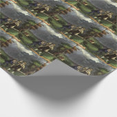 Benjamin Franklin's Lightning and Kite Experiment Cadeaupapier (Hoek)