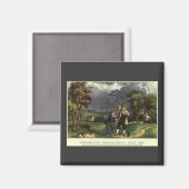 Benjamin Franklin's Lightning and Kite Experiment Magneet (Voorkant / Achterkant)