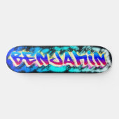 BENJAMIN Gepersonaliseerd Graffiti Skateboard (Horizontaal)