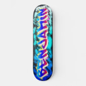 BENJAMIN Gepersonaliseerd Graffiti Skateboard (Voorkant)