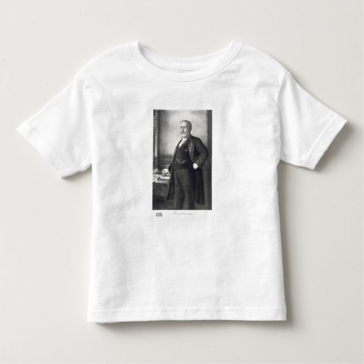 Benjamin Harrison (1833-1901), 23e President van t Kinder Shirts (Voorkant)