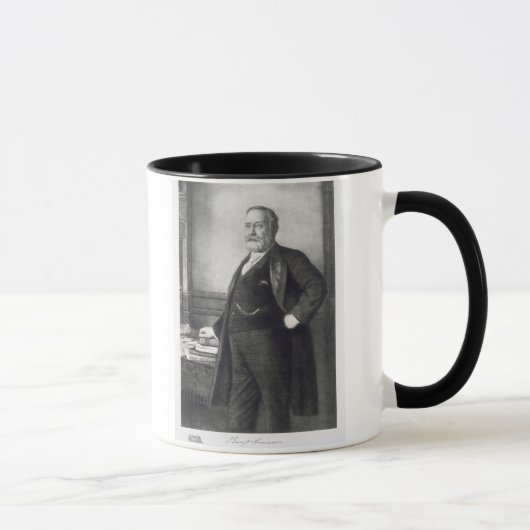 Benjamin Harrison (1833-1901), 23e President van t Mok (Rechts)