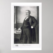 Benjamin Harrison (1833-1901), 23e President van t Poster (Voorkant)