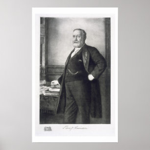 Benjamin Harrison (1833-1901), 23e President van t Poster