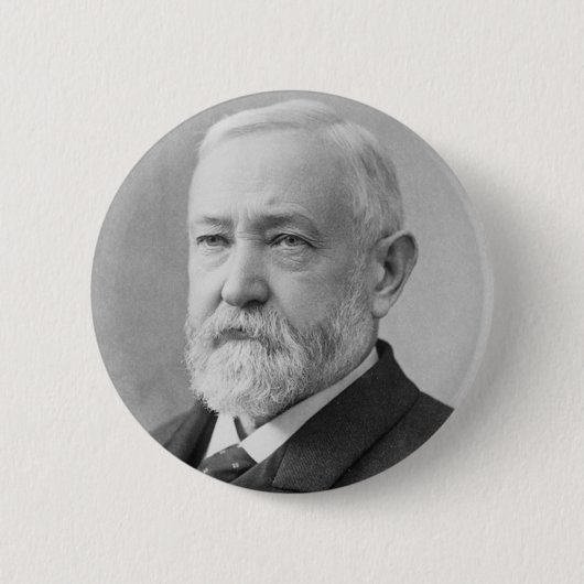 Benjamin Harrison 23 Ronde Button 5,7 Cm (Voorkant)