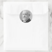 Benjamin Harrison 23 Ronde Sticker (Tas)