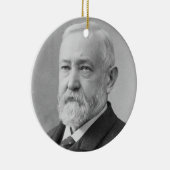 Benjamin Harrison 23rd President Keramisch Ornament (Rechts)