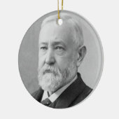 Benjamin Harrison 23rd President Keramisch Ornament (Links)