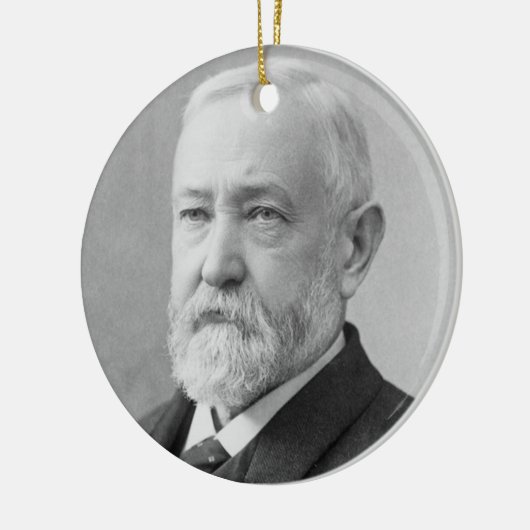 Benjamin Harrison 23rd President Keramisch Ornament (Links)