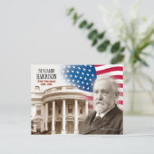 Benjamin Harrison - 23ste President van de VS Briefkaart (Staand voorkant)