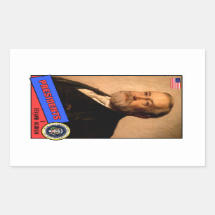 Benjamin Harrison Baseball Card Rechthoekige Sticker