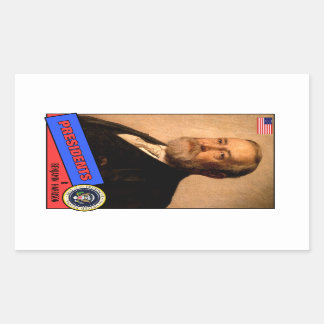 Benjamin Harrison Baseball Card Rechthoekige Sticker