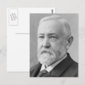 Benjamin Harrison Briefkaart (Voorkant / Achterkant)
