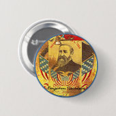 Benjamin Harrison - Button (Voorkant /achterkant)