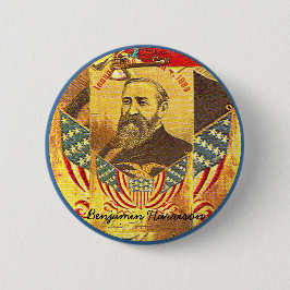 Benjamin Harrison - Button