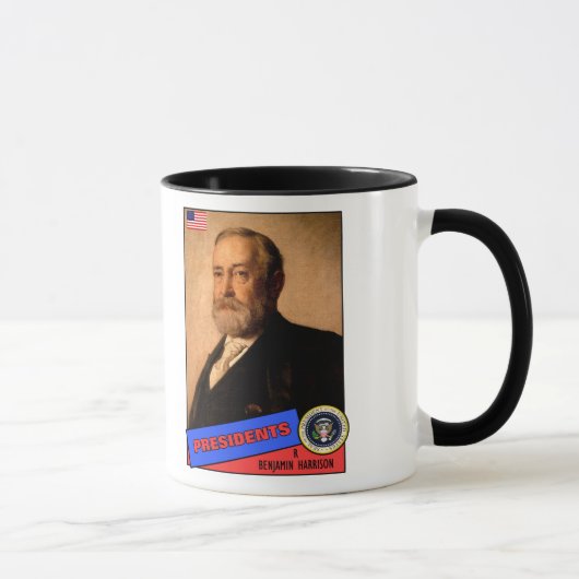 Benjamin Harrison-honkaarten Mok (Rechts)