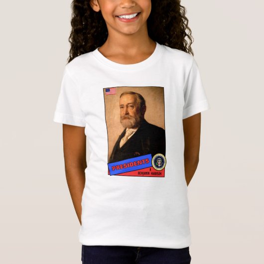 Benjamin Harrison-honkaarten T-shirt (Voorkant)