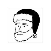 Benjamin Harrison in de kerstmuts Rubberstempel (Afrduk)