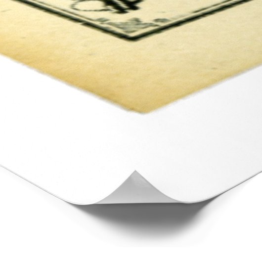 Benjamin Harrison Ondertekende cheque vanaf 30 jul Poster (Hoek)