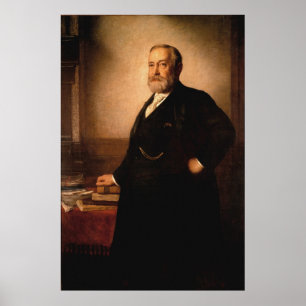 BENJAMIN HARRISON Portret van Eastman Johnson Poster