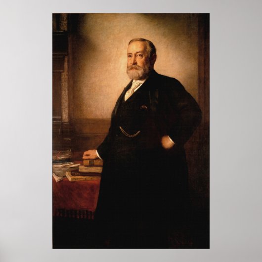 BENJAMIN HARRISON Portret van Eastman Johnson Poster (Voorkant)