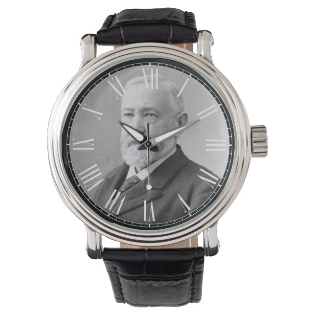 Benjamin Harrison President  horloge (Voorkant)