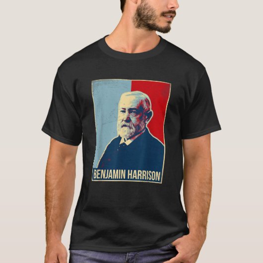 Benjamin Harrison President T-shirt (Voorkant)