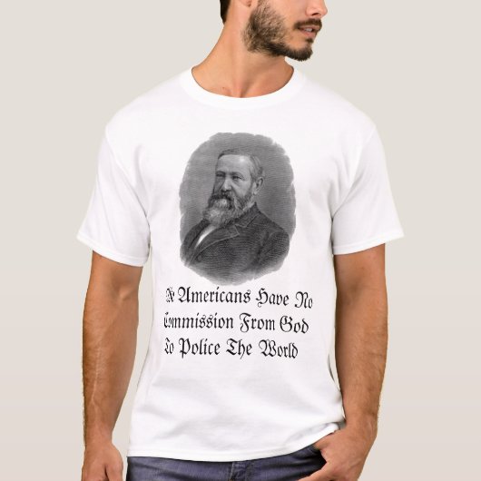 Benjamin Harrison T-shirt (Voorkant)