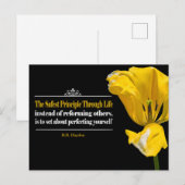 Benjamin Haydon Inspirerend Quote "Principle" Briefkaart (Voorkant / Achterkant)