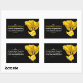 Benjamin Haydon Inspirerend Quote "Principle" Rechthoekige Sticker (Vel)