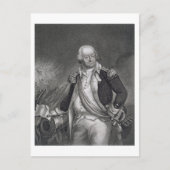 Benjamin Lincoln (1733-1810) (graving) Briefkaart (Voorkant)