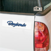 Benjamin Naam blauwe sticker sticker auto sticker (Op Truck)