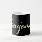 Benjamin Name whitegold Tasse Teetasse Kaffeetasse Koffiemok (Center)