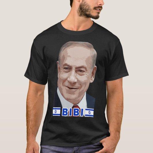 Benjamin Netanyahu - Bibi, premier van de staat T-shirt (Voorkant)